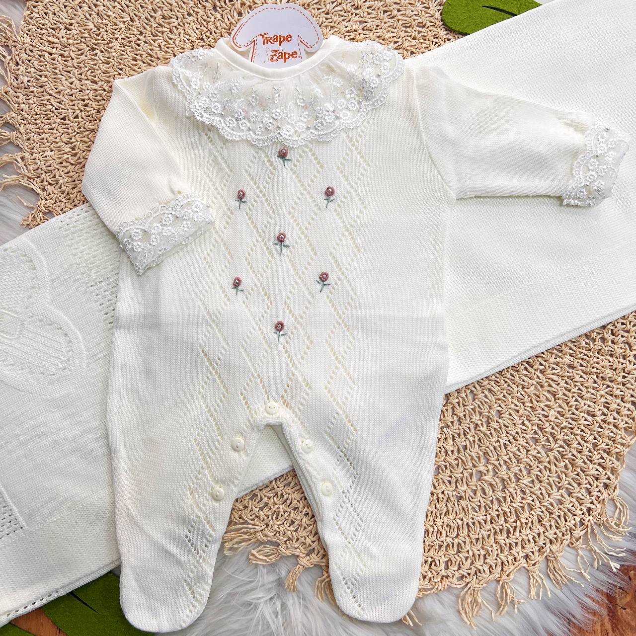Saída de Maternidade Ivone - Off White